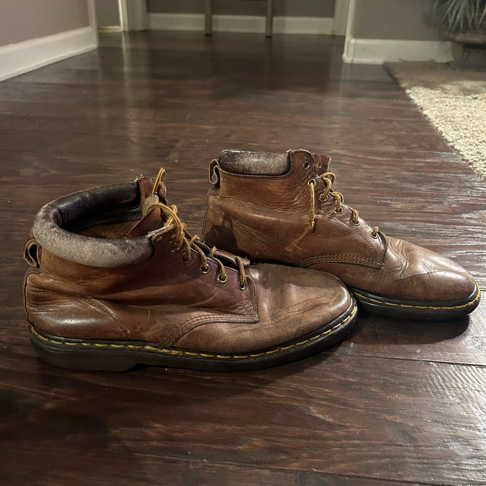 Dr. Martens Vintage Distressed Leather Boots Doc Martens Martins Aztecs
